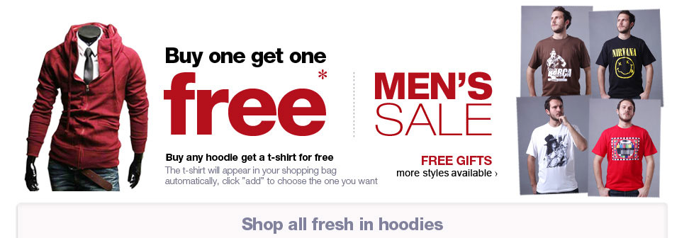 Buy One Men Cloth A Free T-Shirt
