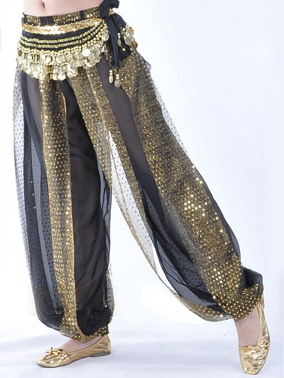 Image of Carnevale Pantaloni di danza del ventre 2024 pantaloni da ballo di Bollywood Halloween