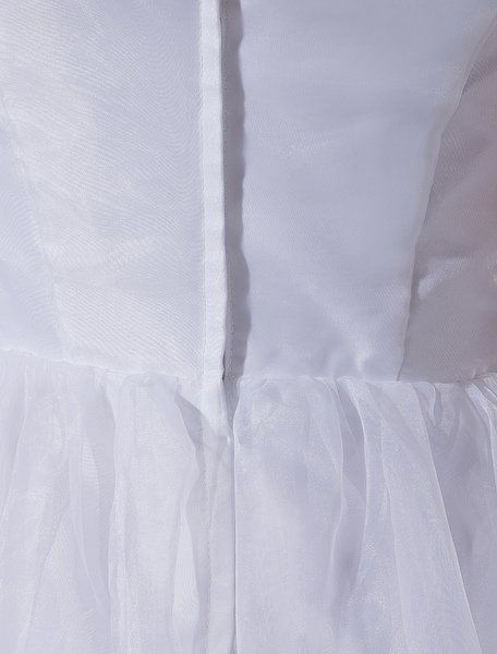 A-Linie-Brautkleid aus Taft in Weiß от Milanoo WW