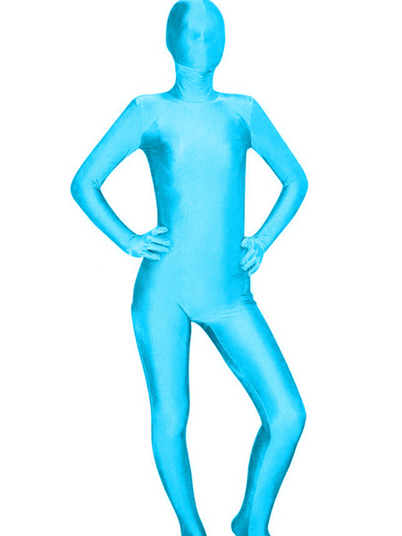 Halloween Spandex Unisex Zentai-Anzug in voller Bodysuit Kostüm Cosplay in Blau от Milanoo WW