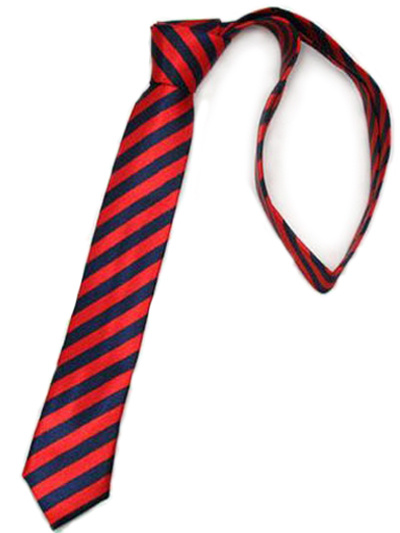 Modischen schwarzen Streifen garngefärbtem Seide Herren Krawatten от Milanoo WW