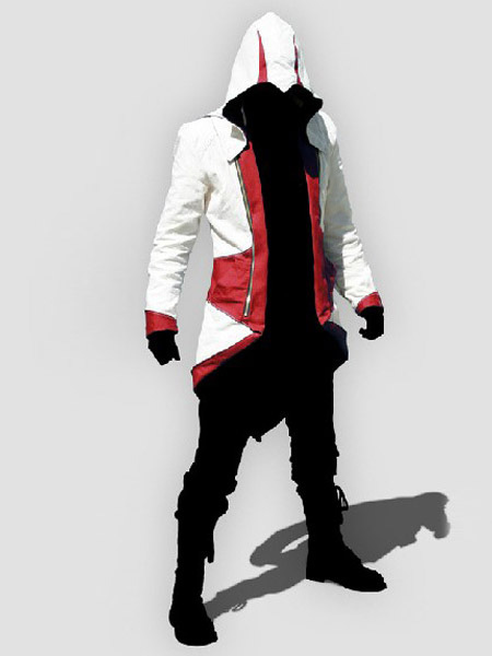 Image of Inspired By Assassins Creed Red White Cosplay Costume