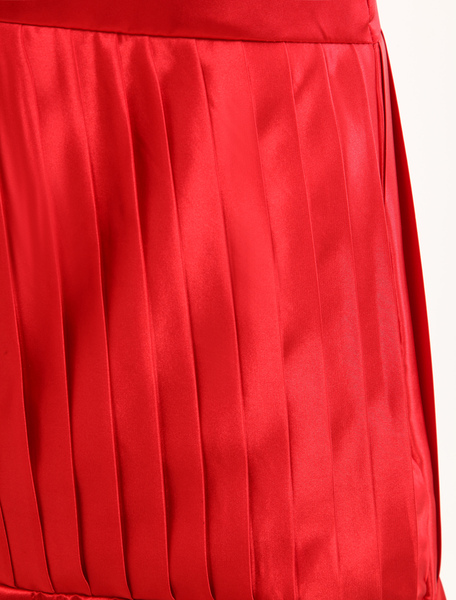 Corsagen-Kleid aus Stretch Satin im Mermaid-Stil in Rot от Milanoo WW