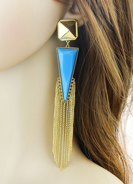 Moderne Dreieck Metall Ohrhänger Mode für Frauen от Milanoo WW