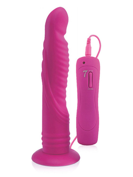 

Ripple Dildo Vibe Silicone 7 Mode Small Size Vibrator Orgasm Stimulator With Suction Cup