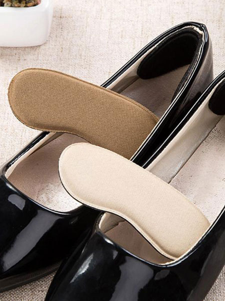 

Milanoo Women Heel Grips Apricot Shoes Pads, Coffee brown;apricot;black