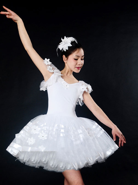 costume de danse latine ballerina robes femmes blanc tutu dancing costume déguisements halloween