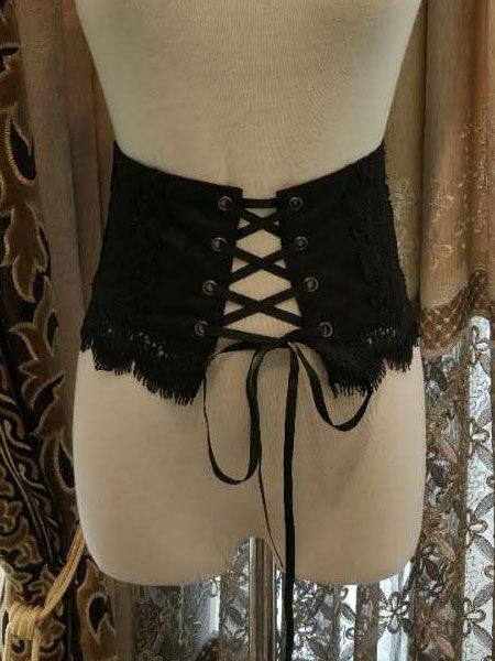 classic lolita corset bustier lolita jacquard en dentelle déguisements halloween