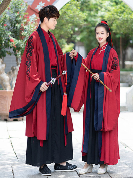 Image of Costume Carnevale Costume cinese Hanfu Antica tradizionale dinastia Tang Adulti Unisex Outfit Costume Carnevale