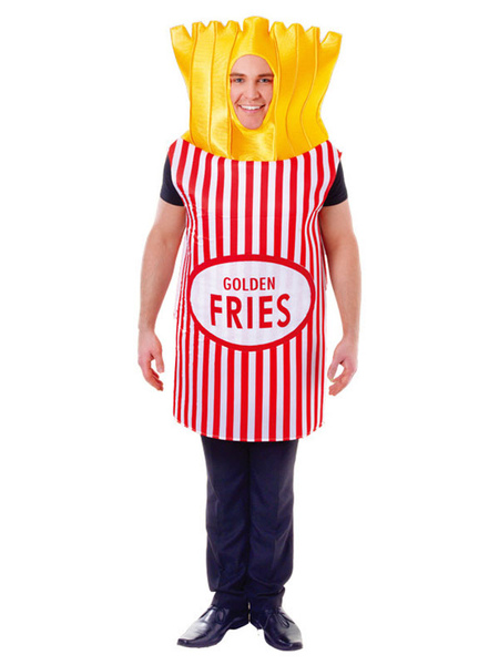 Image of Carnevale Costume Costumi d&#39;oro Fries adulti Costumi unisex di Costume Halloween