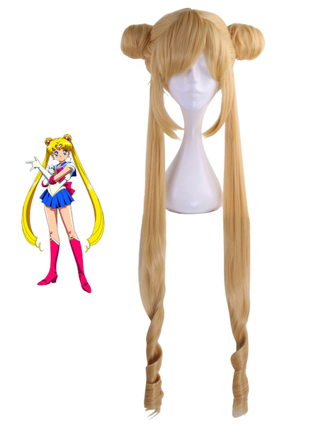 Image of Sailor Moon Sailor Moon Tsukino Usagi Cosplay Wig Halloween