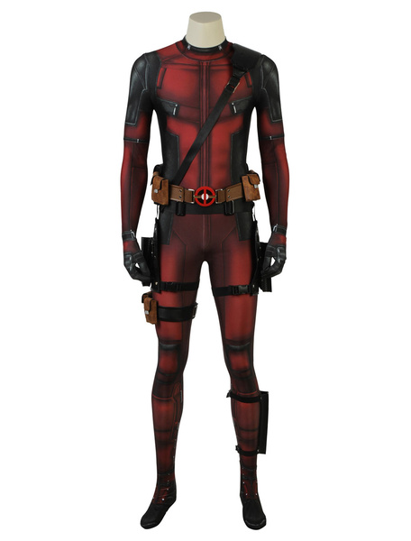 Image of Deadpool 2 Wade Wilson Halloween Cosplay Costume 2020 Marvel Comics Movie Costume