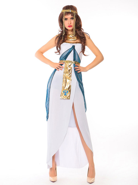 Image of Carnevale Costume da Regina Egiziana Cleopatra Halloween Women Dress Outfit Halloween