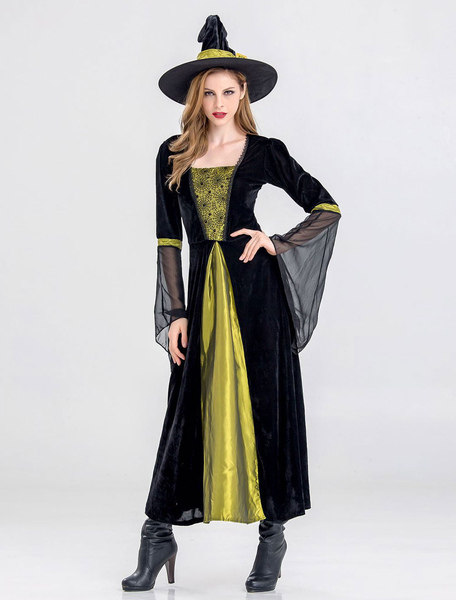 Image of Carnevale Maxi vestiti delle donne di Halloween Witch Costume Halloween