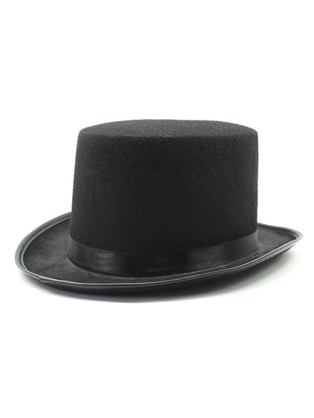 chapeau melon rétro aristocrate accessoire vintage noir pour homme halloween
