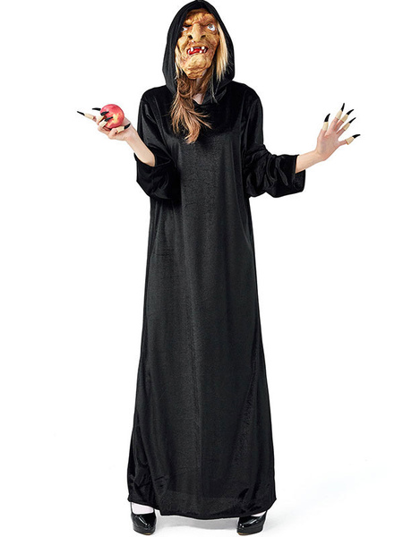 Milanoo Halloween Costumes Witch Mask Clothes Polyester Halloween Holiday Costumes
