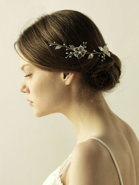 Milanoo Wedding Headpiece Accessory Metal Hair Accessories For Bride