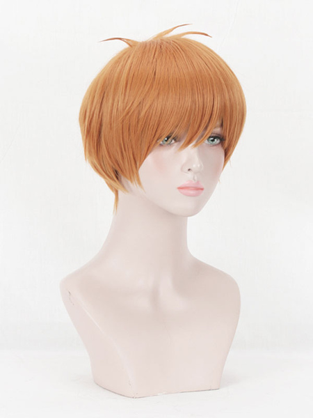 Image of Fruits Basket Cosplay Kyo Sohma Side Parting Cosplay Wigs
