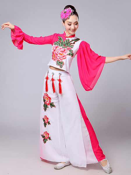 Image of Carnevale Costumi cinesi Costumi di danza di carnevale di Nizza Abito di fiori di peonia Halloween