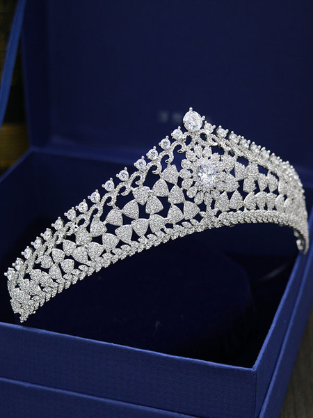 Milanoo Wedding Headpiece Accessory Crown Headwear Diamond Bridal Hair Accessories