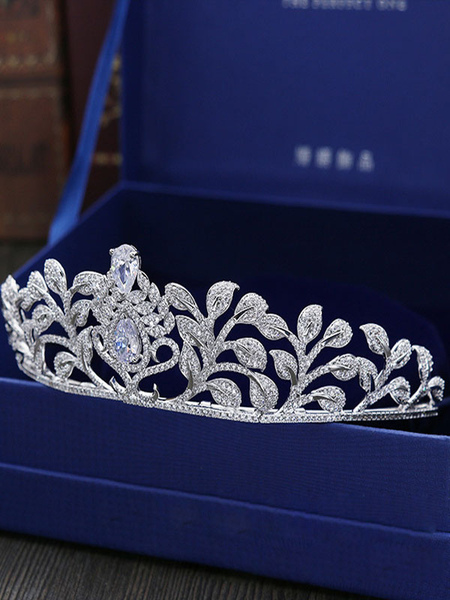Milanoo Wedding Headpiece Headwear Crown Accessory Diamond Bridal Hair Accessories