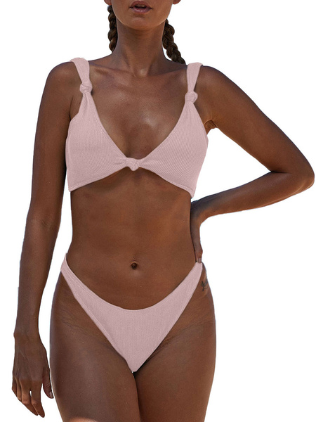 Maillot de bain femme bikini noir taille haute maillots de bain plage d'été