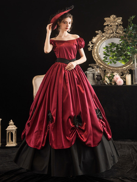 robe opéra 18e siècle rétro costumes femmes arc robe de bal robe marie antoinette déguisements halloween