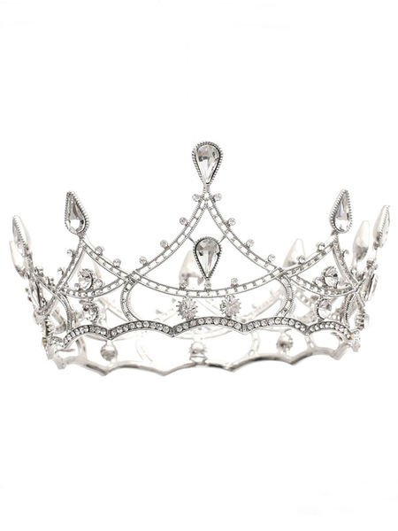 Milanoo Headpiece Wedding Tiara Metal Bridal Hair Accessories
