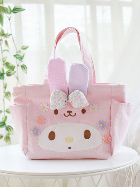 Milanoo Sweet Lolita Bag Melody Bunny Canvas Cross Body Bag