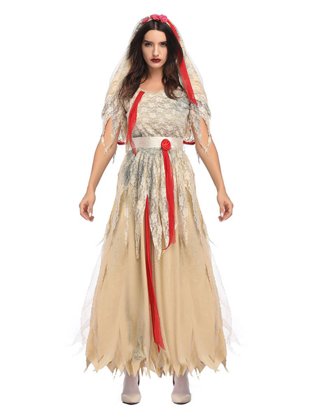 Milanoo The Phantom Bride Costume Women Dress Carnival Costume