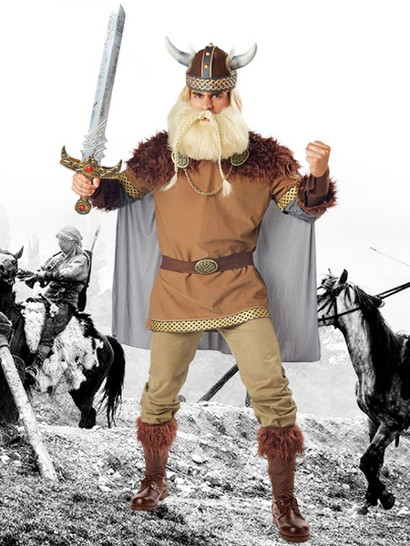 Image of Costumi di Halloween Viking Warrior Uomini Outfit