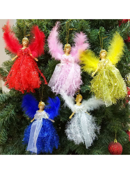 milanoo.com Party Supplies Polyester Lovely Fiber Christmas Holiday Christmas Children Decorations