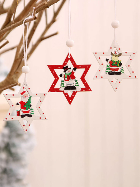 Image of Forniture per feste natalizie Decorazioni natalizie in legno per costumi natalizi