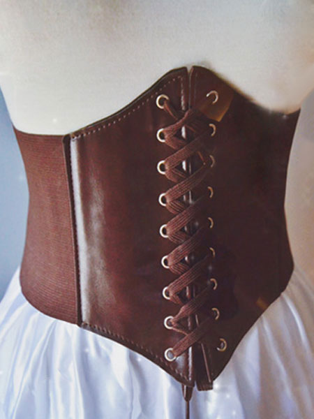 corset classique lolita corset synthétique lacet corset lolita déguisements halloween