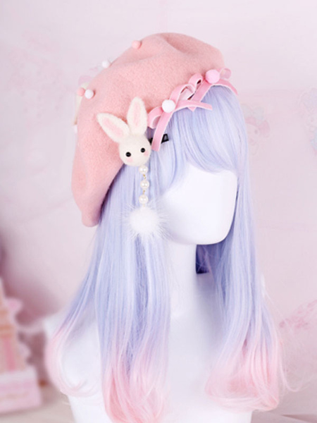 Milanoo Sweet Lolita Hat Pink BowknotBow Polyester Lolita Accessories Headwear