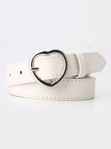 Image of Cintura alla moda per le donne Street Wear Cintura bianca