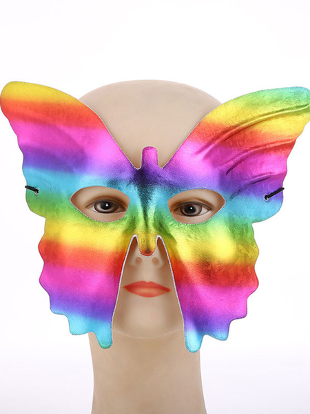 Image of Maschera di carnevale per adulti Accessori per costumi in maschera con motivo a farfalla in plastica
