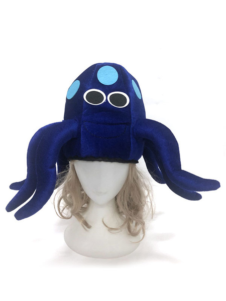 Image of Cappellino di carnevale Unisex Accessori per cappelli di Octopus blu reale