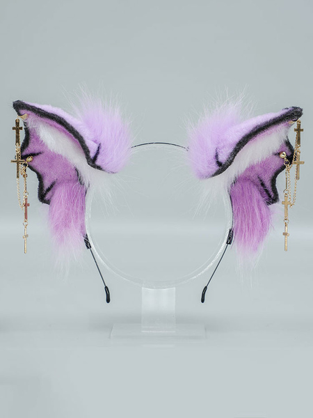 Image of Accessori Lolita Purple Orecchie per animali in fibra di poliestere Varie