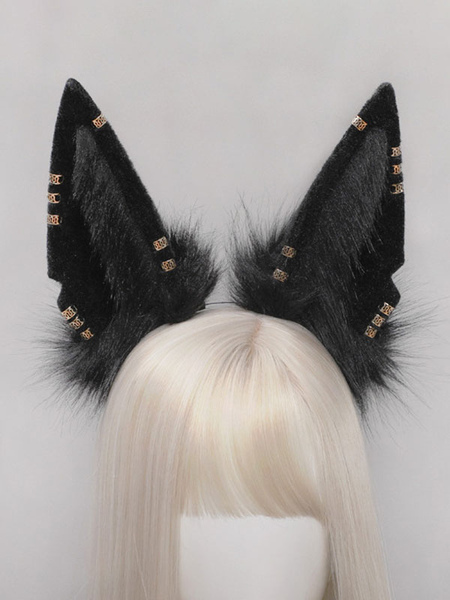 Image of Black Lolita Accessori Animale orecchie in fibra di poliestere Varie