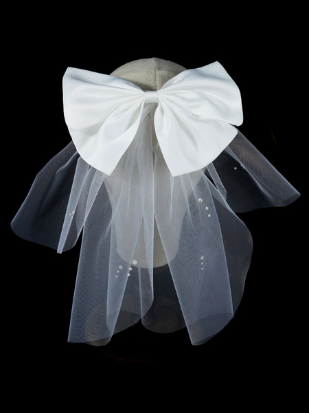 Milanoo Headpiece Wedding Headwear Hair Accessories Bow For Bride