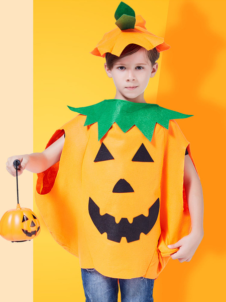 Image of Halloween bambini costume ragazzi e ragazze zucca vestiti zucca costume asilo cos vestito
