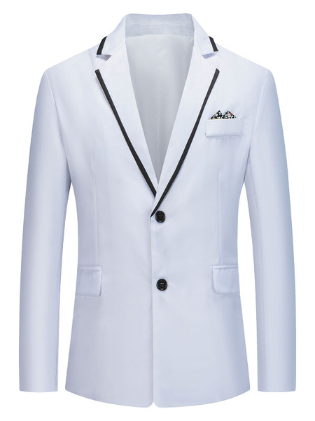 Blazers & Jackets Men’s Casual Suits Casual White Grey Cool Casual Suits For Men