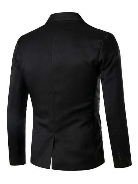 Blazers & Jackets Men’s Casual Suits Casual Black White Cool Casual Suits For Men