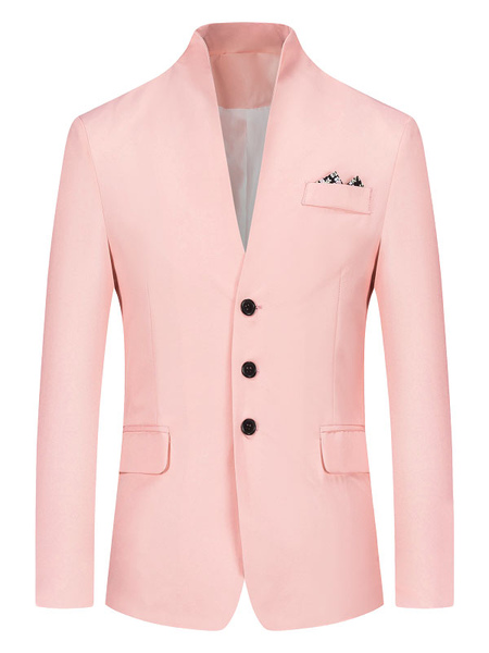 Blazers & Jackets Men’s Casual Suits Casual Pink Black Stylish Casual Suits For Men