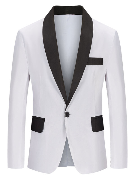 Blazers & Jackets Men’s Casual Suits Casual Blue White Attractive Casual Suits For Men