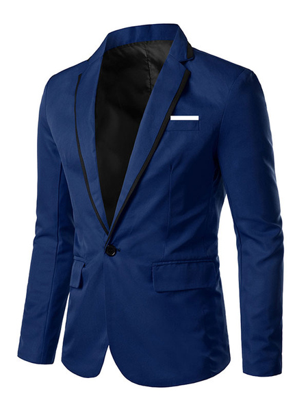 Blazers & Jackets Men’s Casual Suits Chic Red Blue Attractive Men’s Casual Suits