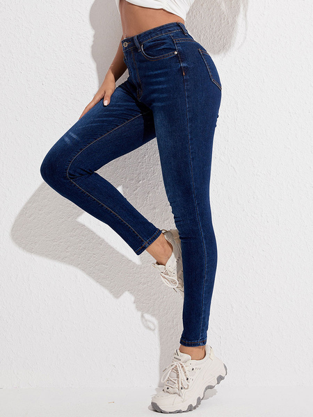 Jeans For Woman Fashion Skinny Bottoms
