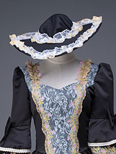 chapeau vintage halloween femmes polyester royal costume accessoires