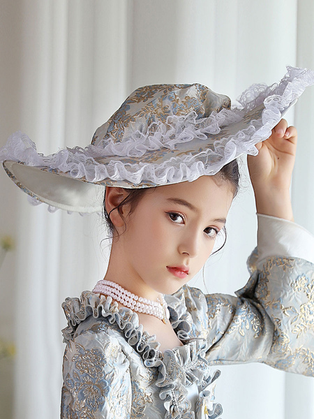 chapeau vintage halloween femmes polyester chapeau royal costume accessoires